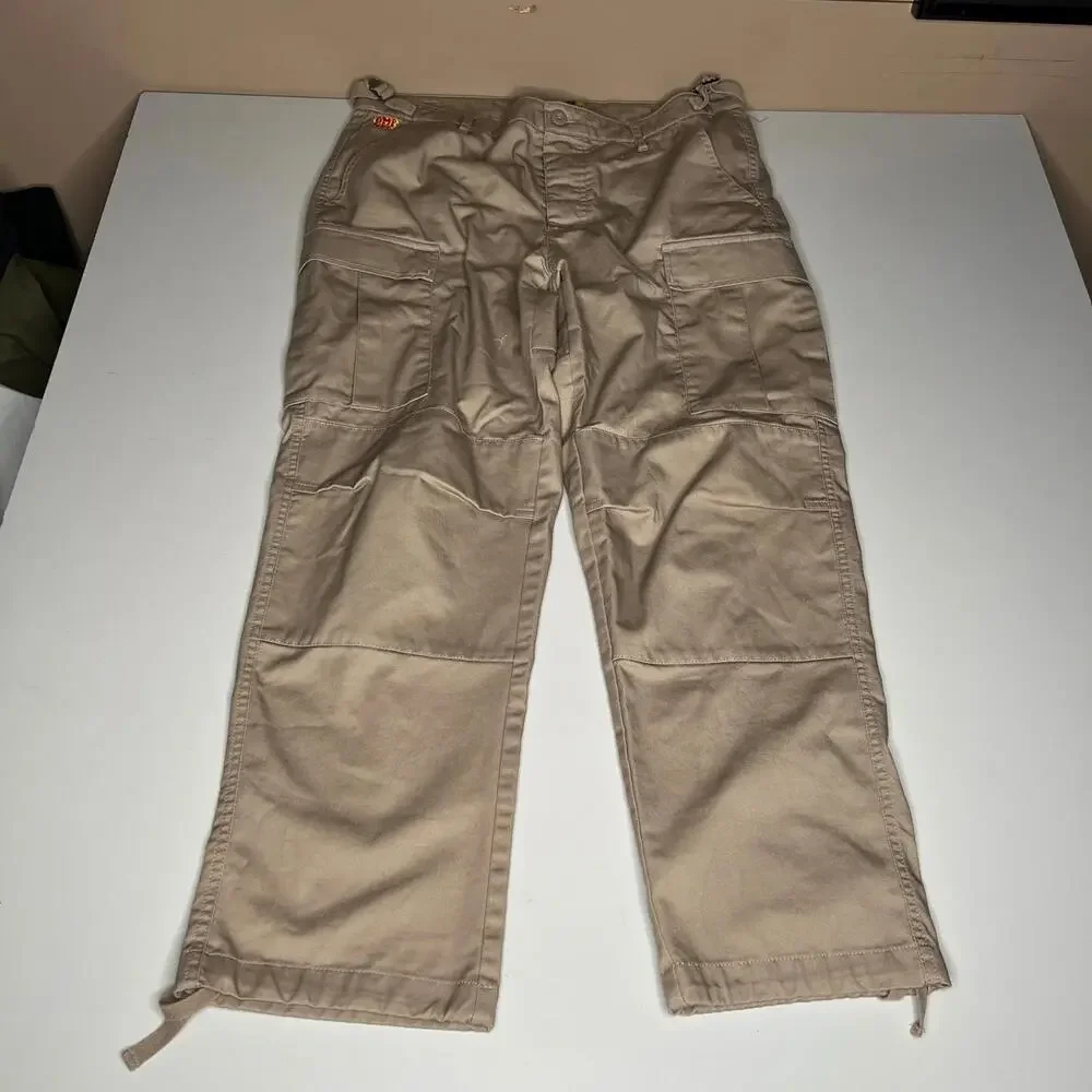 Empyre Cream Cargo Pants Mens 32 Straight Leg Skate‎ Streetwear Utility